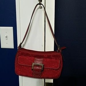 Liz Claiborne Villager Red Purse